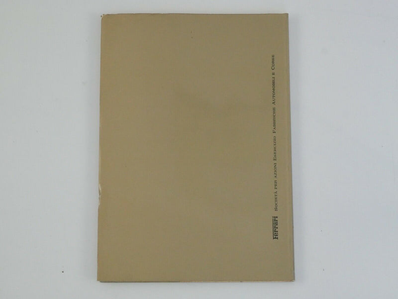  Ferrari Mondial 8 Owner's Handbook Manual