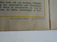  Ferrari 246 Dino Owner's Manual Handbook