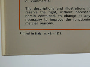 Ferrari 246 Dino Owner's Manual Handbook
