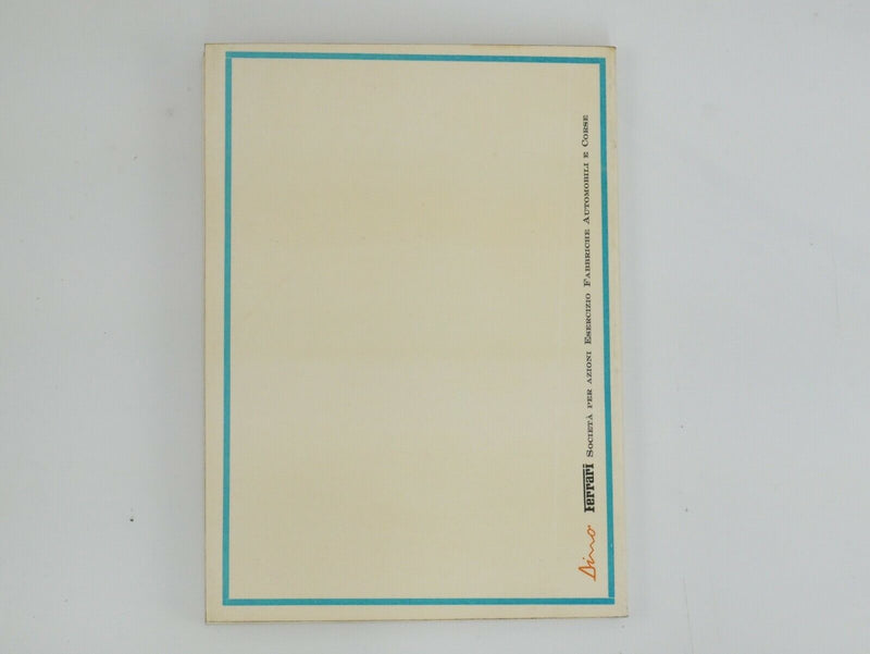 Ferrari 246 Dino Owner's Manual Handbook
