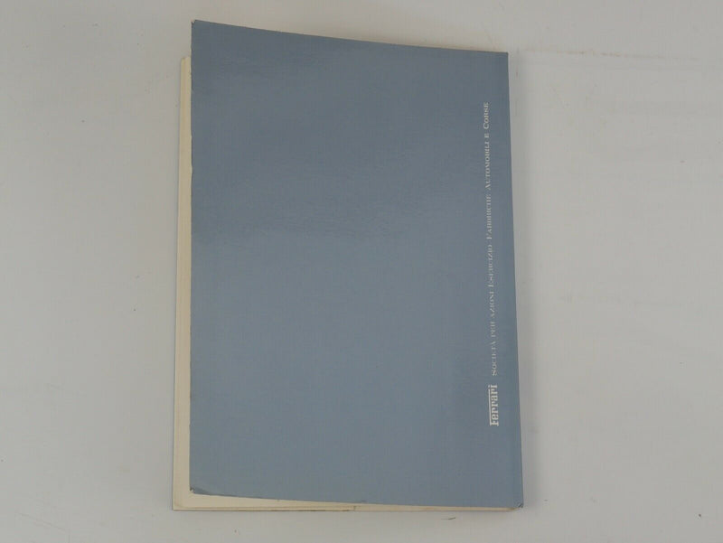 Ferrari 400 GT Owner's Manual Handbook