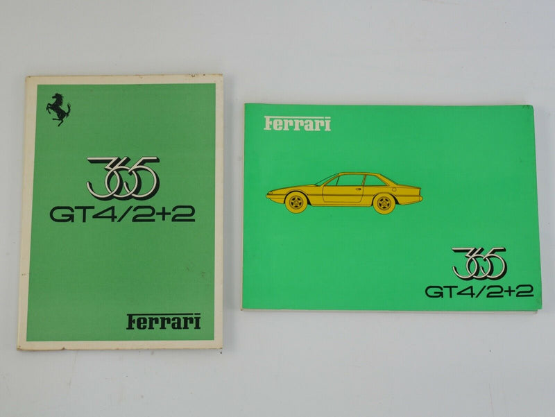 Ferrari 365 GT4 2+2 Owner's & Parts Manuals Handbook