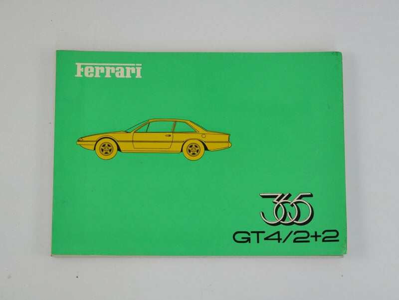 Ferrari 365 GT4 2+2 Owner's & Parts Manuals Handbook
