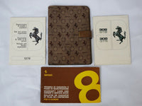 1978 Ferrari 308 GTB GTS Manual Handbook Pouch Set