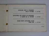 1974 Ferrari 246 Dino Owner's Manual Pouch 