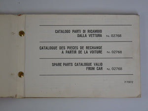 1974 Ferrari 246 Dino Owner's Manual Pouch 