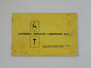 1969 Lamborghini Dealer Directory Manual Handbook Miura Islero Espada