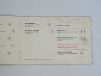 1969 Lamborghini Dealer Directory Manual Handbook Miura Islero Espada
