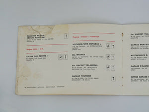 1969 Lamborghini Dealer Directory Manual Handbook Miura Islero Espada