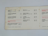 1969 Lamborghini Dealer Directory Manual Handbook Miura Islero Espada