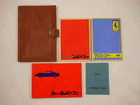 1974 Ferrari 246 GT Dino 07528 Owner's Manual Pouch Set