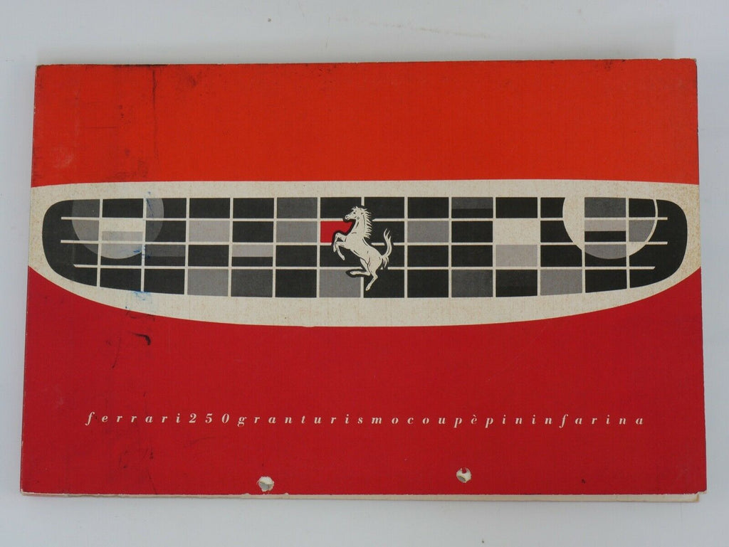 1958 Ferrari 250 GT Coupe Pininfarina Brochure GERMAN