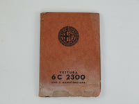 Alfa Romeo 6C 2300 Owner's Handbook
