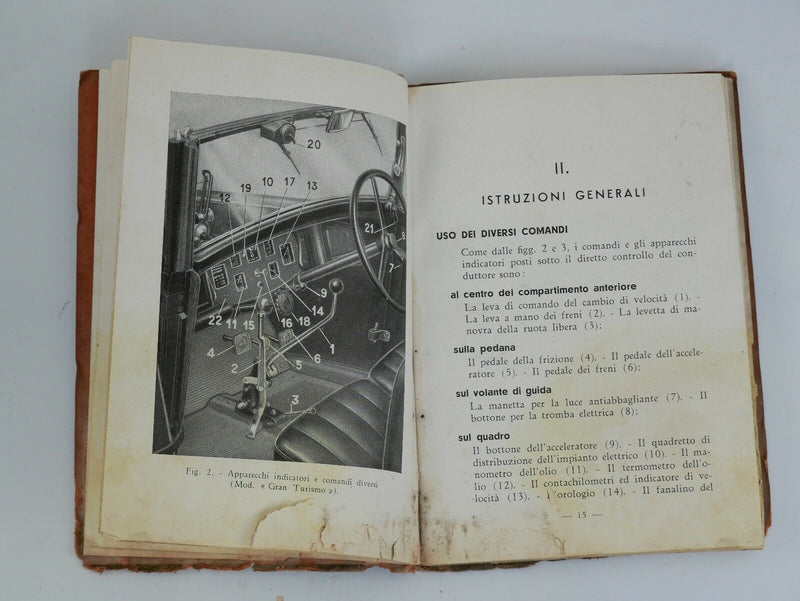 Alfa Romeo 6C 2300 Owner's Handbook