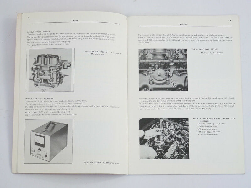 Ferrari 246 GT Dino Chassis Service Abstract Manual