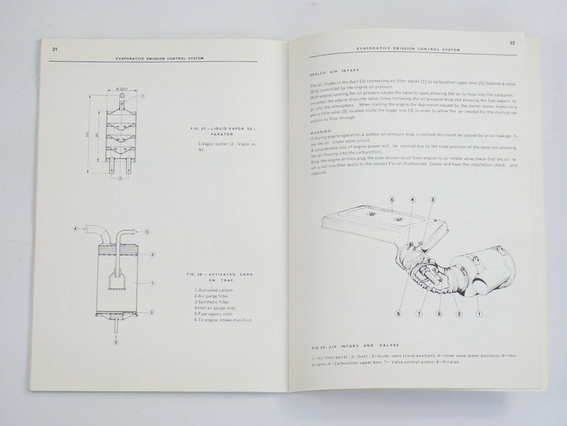 1972 Ferrari 246 GT Dino Chassis Service Abstract Manual
