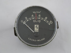 1955-59 Ferrari 250 Testa Rossa Competition Oil Pressure Gauge SACMA 500 Mondial 750 Monza 340 375 MM