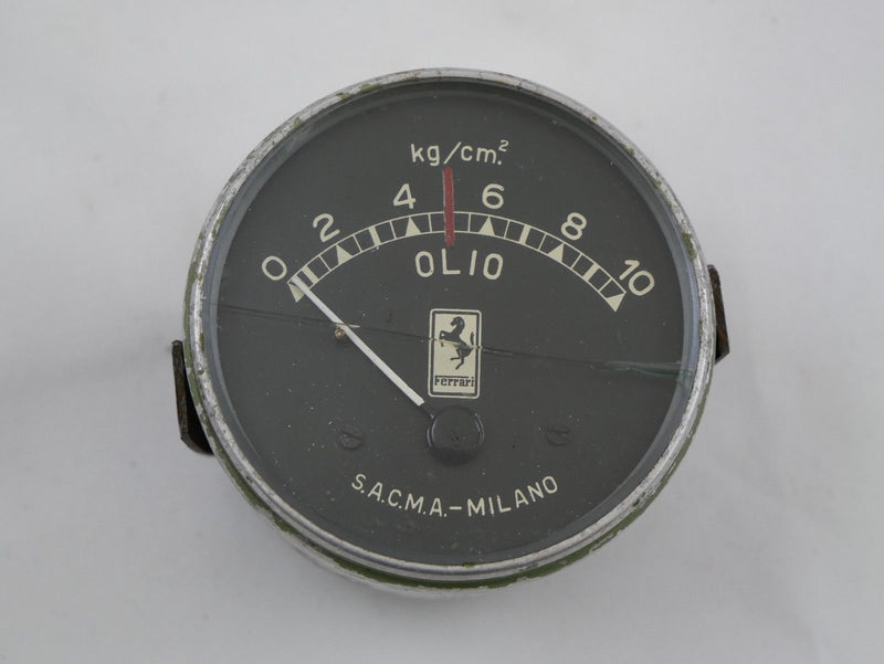 1955-59 Ferrari 250 Testa Rossa Competition Oil Pressure Gauge SACMA 500 Mondial 750 Monza 340 375 MM